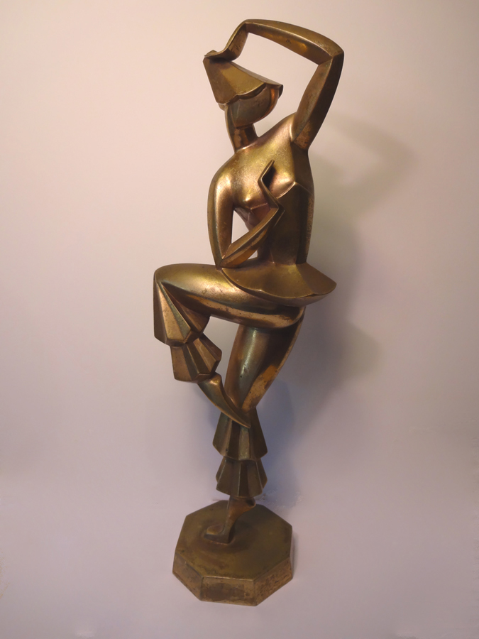 Arnold Ronnebeck, The Dancer, brass, H Noack Foundry, Berlin, 1921