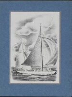 Unknown Sailing AAG Holiday Card, undated Arnold Ronnebeck, Unknown Sailing AAG Holiday Card, undated