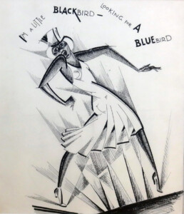 I'm a Little Blackbird (aka Florence Mills), ink on paper, 1924 Arnold Ronnebeck, I'm a Little Blackbird (aka Florence Mills), ink on paper, 1924