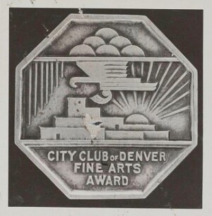 Arnold Ronnebeck, City Club of Denver Fine Arts Award Medal, 1928
