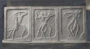Arnold Ronnebeck, Dancing Youths, plaster, 1920