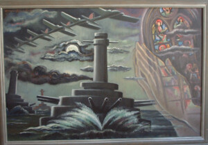Arnold Ronnebeck, Let Us Give Thanks, oil on Canvas, 1941