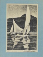 Smooth Sailing AAG Holiday Card, c1935 Arnold Ronnebeck, Smooth Sailing AAG Holiday Card, c1935