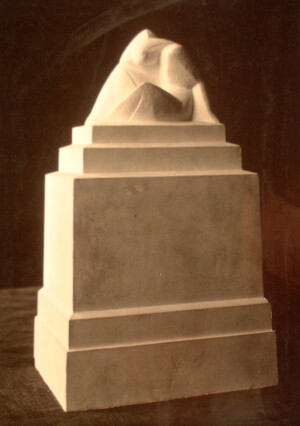 Arnold Ronnebeck, Maquette for Grief, 1926, terracotta, Mengodoht Family memorial, Omaha, Nebraska, 1926