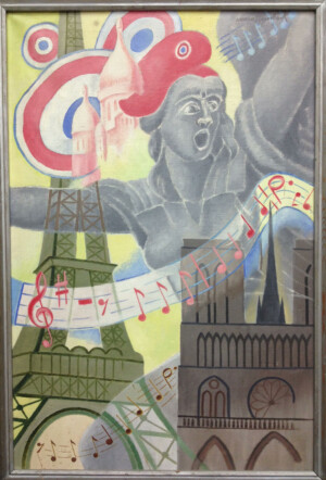 Arnold Ronnebeck, Homage to the People of France, oil on canvas, c1940s, Private Collection