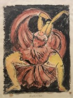 Isadora Duncan Furioso, watercolor and ink on paper, 1912 Isadora Duncan Furioso, watercolor and ink on paper, 1912