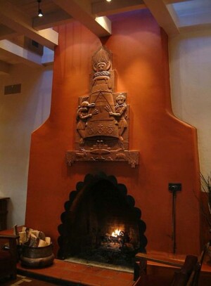 Arnold Ronnebeck, Shalako, La Fonda Hotel, Sante Fe, terracotta,1927