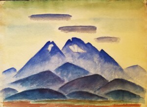 Arnold Ronnebeck, New Mexico Landscape, watercolor on paper, undated