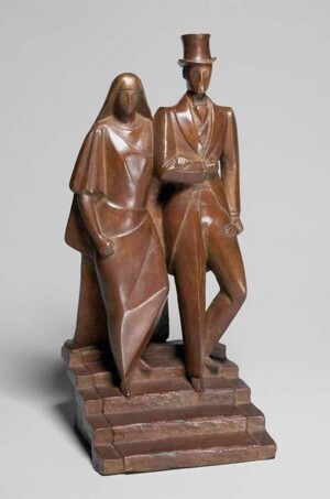 Arnold Ronnebeck, London Wedding, bronze, Kunst Foundry, New York, 1925, Art Institute of Chicago, Chicago, Illinois
