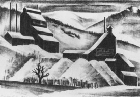Arnold Ronnebeck, Mine on the Continental Divide, 1933