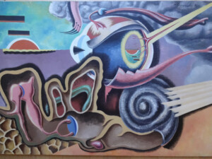 Arnold Ronnebeck, Miracle of the Senses, oil on canvas, c1943