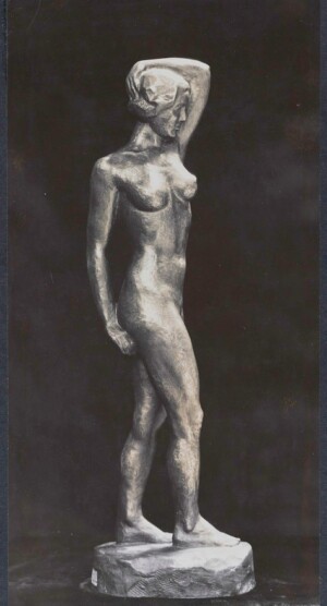 Arnold Ronnebeck, bronze nude statuette, c1930s