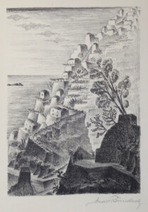 Positano, c1921. Arnold Rononebeck, Positano, c1921.