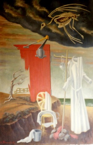 Arnold Ronnebeck, Summer Vacation, oil on canvas, c1940s