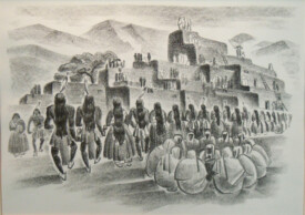 Arnold Ronnebeck, Taos Corn Dance, 1931