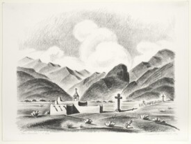 Arnold Ronnebeck, Taos Morada, 1930