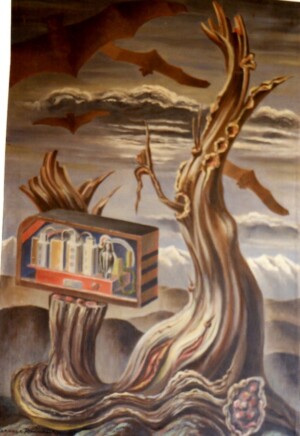 Arnold Ronnebeck, Thanks for Yesterday, oil on canvas, c1940s
