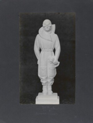 Arnold Ronnebeck, The Eagle aka The Aviator, painted plaster, 1927