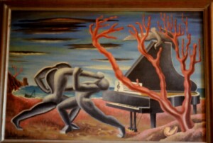Arnold Ronnebeck, Themes and Variations, oil on canvas, c1940s