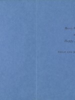 Interior Philip and Jean Roosevelt Sailing AAG Holiday Card, c1935-36 Interior Philip and Jean Roosevelt Sailing AAG Holiday Card, c1935-36