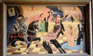 Arnold Ronnebeck, Autobiographical Dream, oil on canvas, 1944