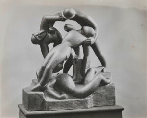 Arnold Ronnebeck, Waste 1914/1942, Proposal for a Peace Memorial, plaster 1942