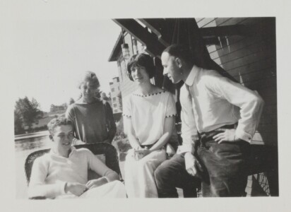 Everett Marcy, unidentified, unidentified, Arnold Ronnebeck, Mirror Lake, September 1924, AAA. Everett Marcy, unidentified, unidentified, Arnold Ronnebeck, Mirror Lake, September 1924, AAA.